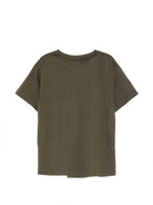 T-shirt per bambino Paolo Pecora Kids verde oliva con maniche corte - Rubino Kids