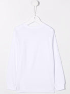 T-shirt per bambino Polo Ralph Lauren Kids bianca con motivo Polo Pony - Rubino Kids