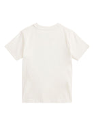 T-shirt per bambino Polo Ralph Lauren Kids bianca con stampa grafica - Rubino Kids