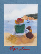 T-shirt per bambino Polo Ralph Lauren Kids blu con stampa grafica - Rubino Kids