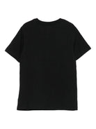 T-shirt per bambino Polo Ralph Lauren Kids nera con logo ricamato - Rubino Kids