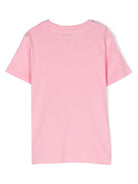 T-shirt per bambino Polo Ralph Lauren Kids rosa con ricamo Polo Pony - Rubino Kids