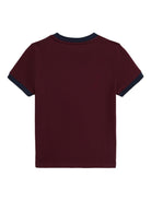 T-shirt per bambino Polo Ralph Lauren Kids rossa con stampa orso - Rubino Kids