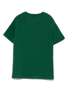 T-shirt per bambino Polo Ralph Lauren Kids verde con logo sul davanti - Rubino Kids