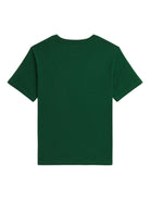 T-shirt per bambino Ralph Lauren Kids verde con logo ricamato - Rubino Kids