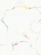 T-shirt per bambino Stella McCartney Kids bianca con dettagli grafici - Rubino Kids