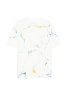 T-shirt per bambino Stella McCartney Kids bianca con dettagli grafici - Rubino Kids
