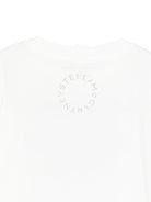 T-shirt per bambino Stella McCartney Kids bianca con scritta sul davanti - Rubino Kids