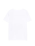 T-shirt per bambino Stella McCartney Kids bianca con stampa balena - Rubino Kids