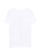 T-shirt per bambino Stella McCartney Kids bianca con stampa balene - Rubino Kids