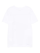 T-shirt per bambino Stella McCartney Kids bianca con stampa mummia - Rubino Kids