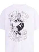 T-shirt per bambino Stella McCartney Kids bianca con stampa naturalistica sul davanti - Rubino Kids