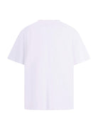 T-shirt per bambino Stella McCartney Kids bianca con stampa naturalistica sul davanti - Rubino Kids