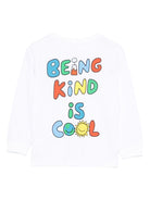 T-shirt per bambino Stella McCartney Kids bianco con stampa grafica - Rubino Kids