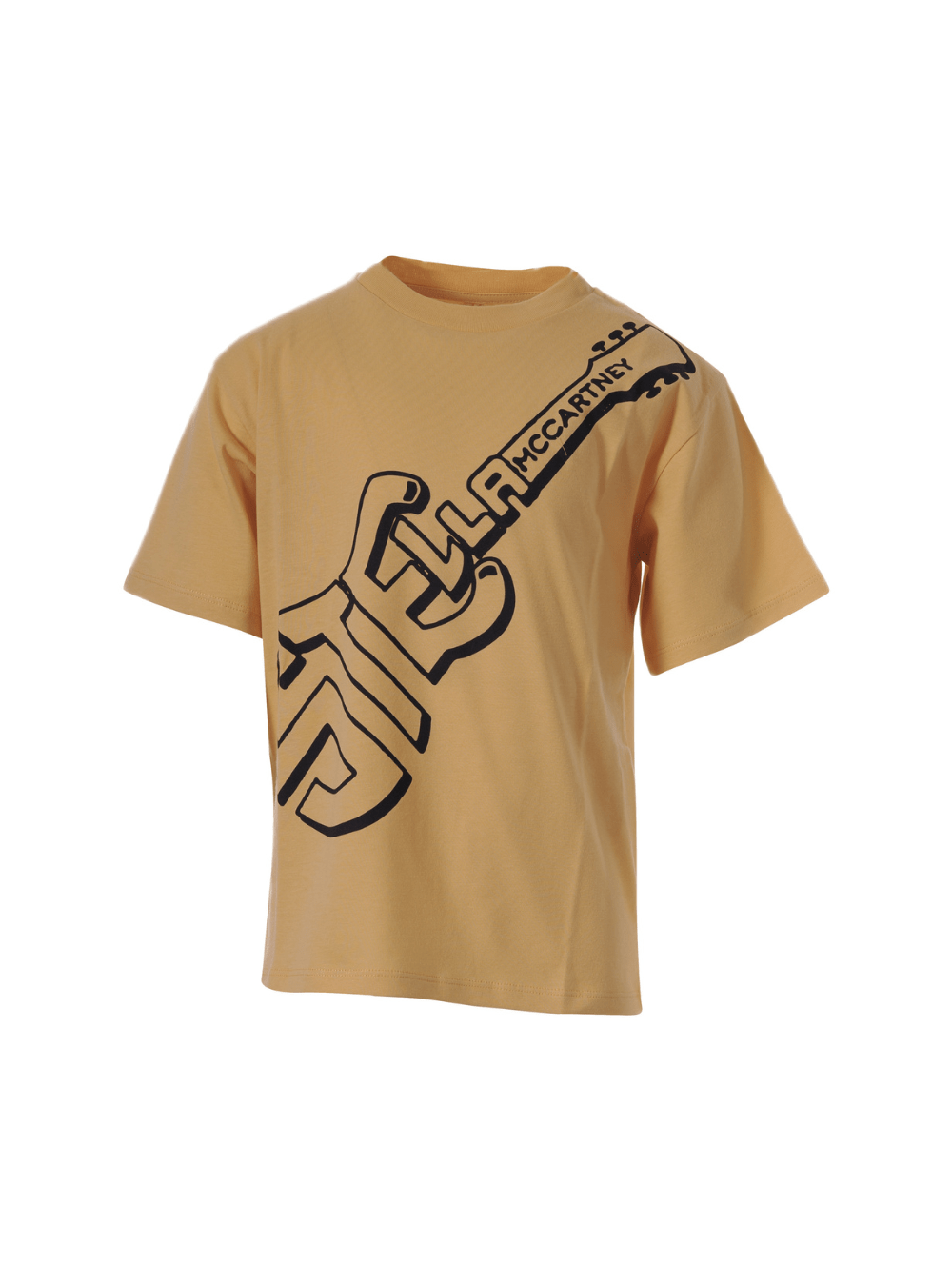 T-shirt per bambino Stella McCartney Kids gialla con stampa grafica sul davanti - Rubino Kids