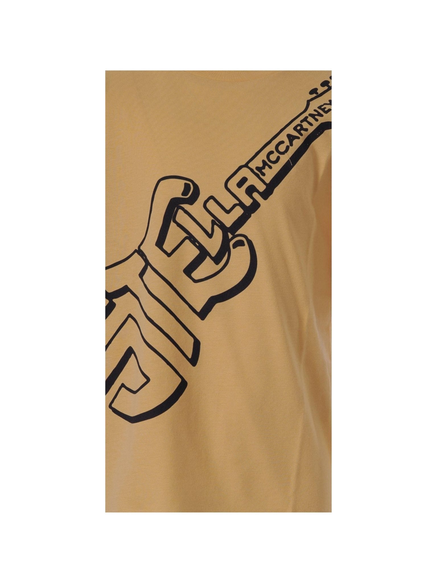 T-shirt per bambino Stella McCartney Kids gialla con stampa grafica sul davanti - Rubino Kids