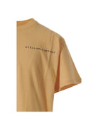 T-shirt per bambino Stella McCartney Kids giallo con scritta "Stella McCartney" sul davanti - Rubino Kids