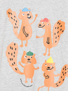 T-shirt per bambino Stella McCartney Kids grigio con stampa grafica - Rubino Kids