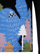 T-shirt per bambino Stella McCartney Kids nera con grafica Bigfoot - Rubino Kids
