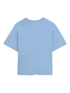 T-shirt per bambino The Marc Jacobs Kids azzurro con logo - Rubino Kids