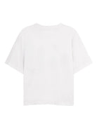 T-shirt per bambino The Marc Jacobs Kids bianca con stampa grafica sul davanti - Rubino Kids