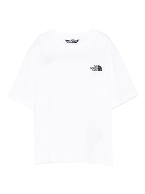 The North Face Kids White T-Shirt with Chest Logo