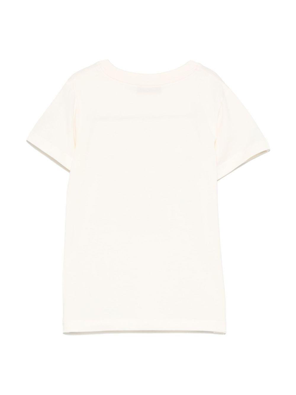 T-shirt per bambino TRUSSARDI JUNIOR beige con stampa grafica - Rubino Kids