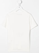 T-shirt per bambino Versace Kids Medusa bianco con stampa Medusa - Rubino Kids