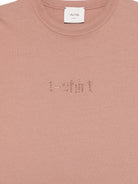 T-shirt per donna Alysi rosa con decorazione con strass - Rubino Kids