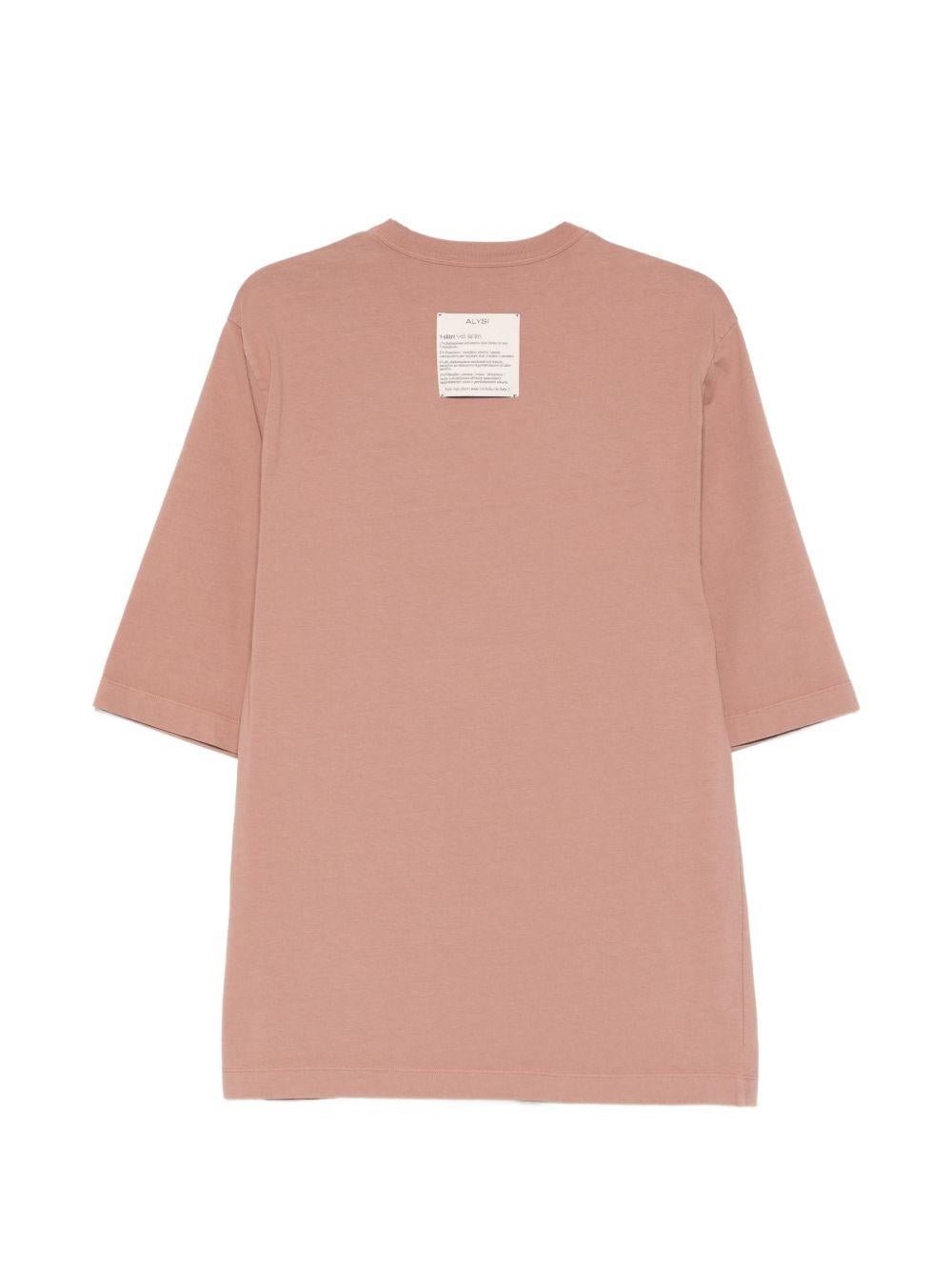 T-shirt per donna Alysi rosa con decorazione con strass - Rubino Kids