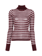 T-shirt per donna ALYSI viola con collo alto - Rubino Kids