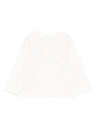 T-shirt per neonata Billieblush bianco con stampa in rilievo - Rubino Kids