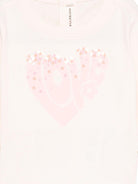 T-shirt per neonata Billieblush rosa con decorazione con paillettes - Rubino Kids