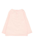 T-shirt per neonata Billieblush rosa con stampa in rilievo - Rubino Kids