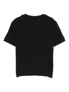 T-shirt per neonata Elisabetta Franchi La Mia Bambina nero con logo - Rubino Kids