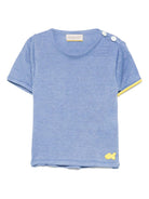 T-shirt per neonata Gensami kids azzurro in maglia - Rubino Kids