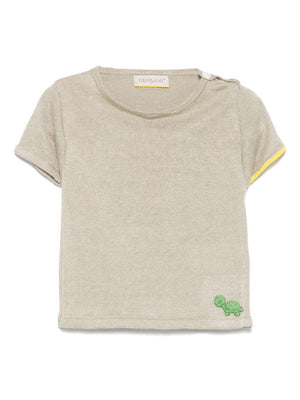 T-shirt per neonata Gensami kids grigio in maglia