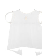 T-shirt per neonata Mariella Ferrari bianca con ricamo orsetto - Rubino Kids