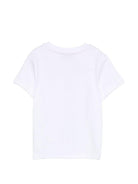 T-shirt per neonata Missoni Kids bianca con stampa logo sul davanti - Rubino Kids