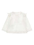 T-shirt per neonata Monnalisa bianca con stampa con orsetto - Rubino Kids