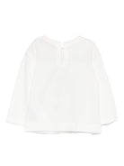 T-shirt per neonata Monnalisa bianca con stampa grafica - Rubino Kids