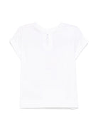 T-shirt per neonata Monnalisa bianco con motivo Alice x Disney - Rubino Kids