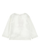 T-shirt per neonata Monnalisa x Disney bianca con stampa Minnie Mouse - Rubino Kids