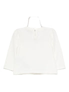 T-shirt per neonata Moschino Kids bianca con motivo Teddy Bear - Rubino Kids