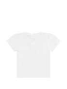 T-shirt per neonata Moschino Kids bianca con stampa orsetto - Rubino Kids