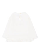 T-shirt per neonata Moschino Kids bianco con stampa Teddy Bear - Rubino Kids