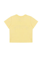 T-shirt per neonata Moschino Kids giallo con motivo Teddy Bear - Rubino Kids