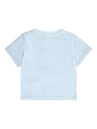 T-shirt per neonata Stella McCartney Kids azzurro con stampa grafica - Rubino Kids