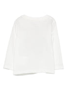 T-shirt per neonata Stella McCartney Kids bianco con stampa uccello - Rubino Kids