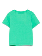 T-shirt per neonata Stella McCartney Kids verde a fiori - Rubino Kids